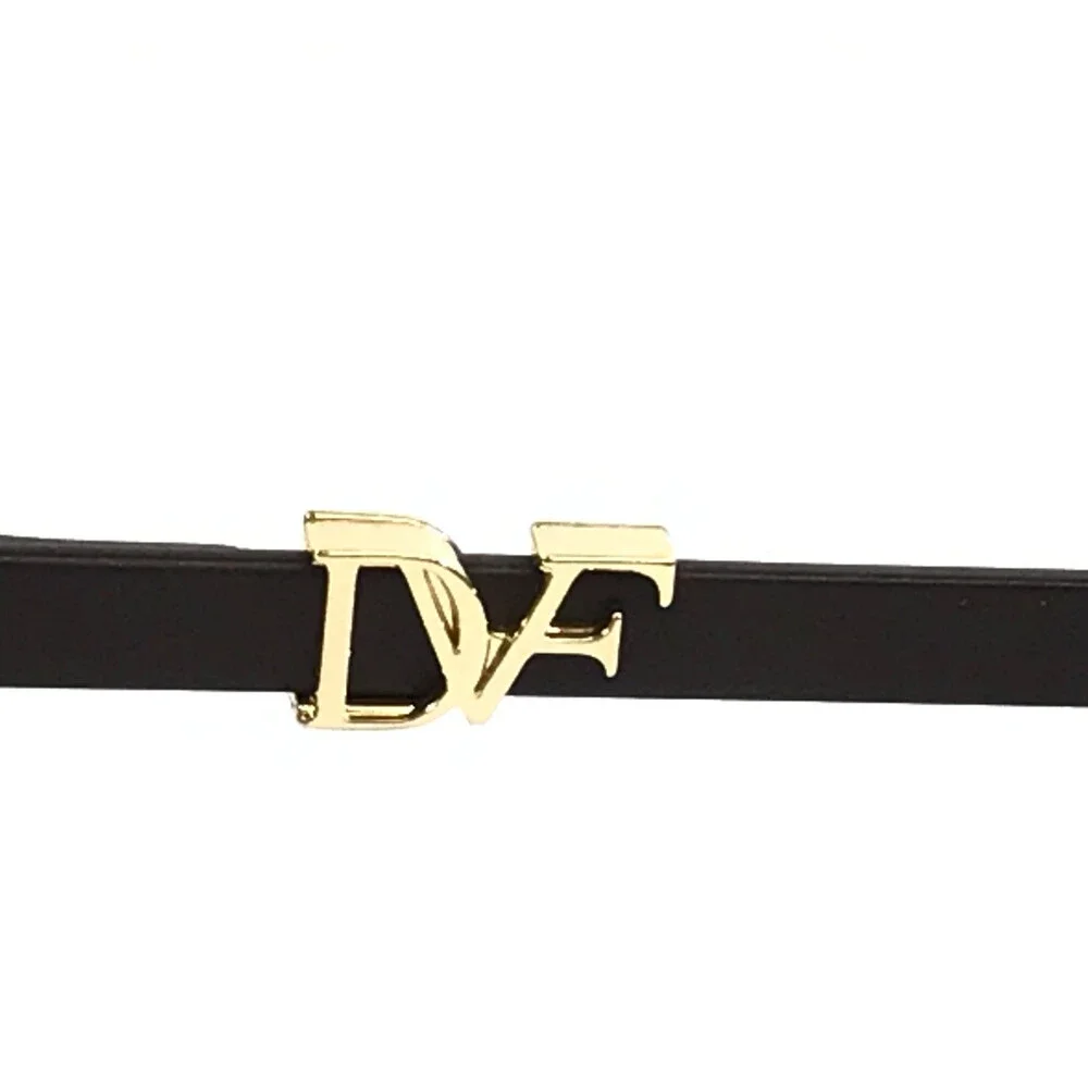 Diane Von Furstenberg Eyeglasses Frames DVF8056 210 Brown Cat Eye 52-17-135